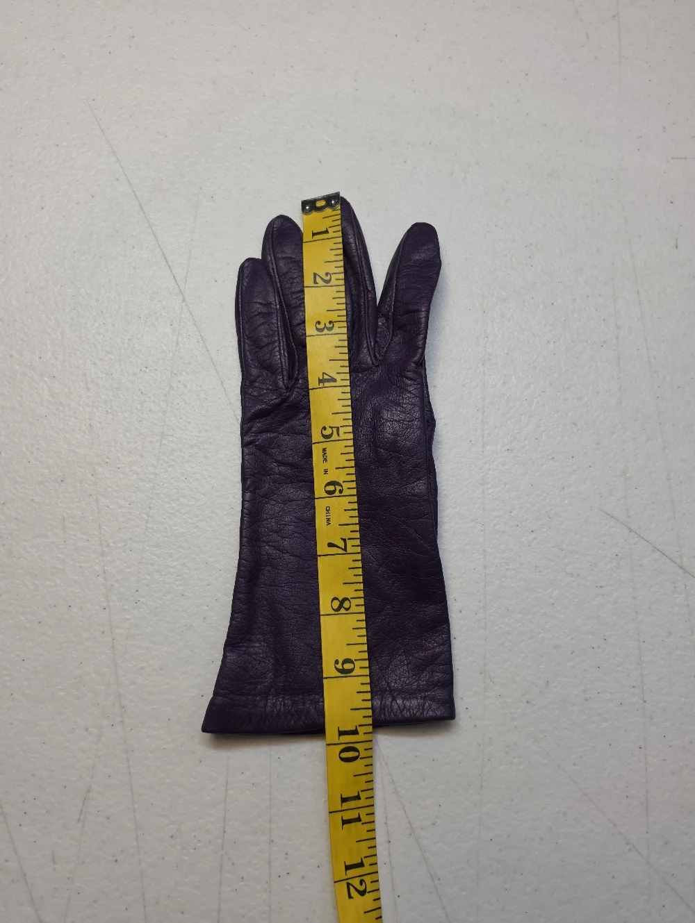 Grandoe Deep Purple Leather Driving Gloves